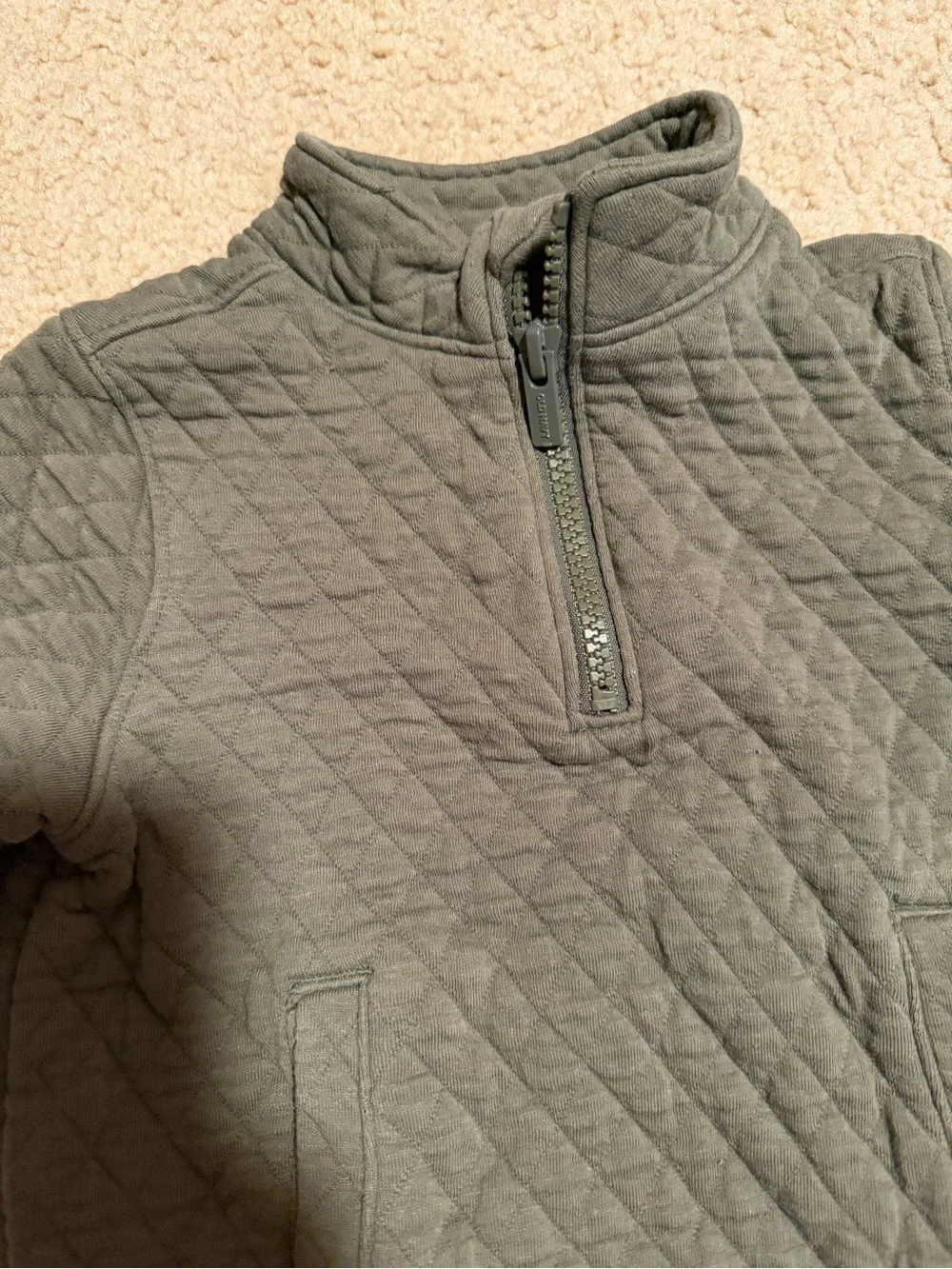 Old Navy toddler boy sweatshirt quarter zip